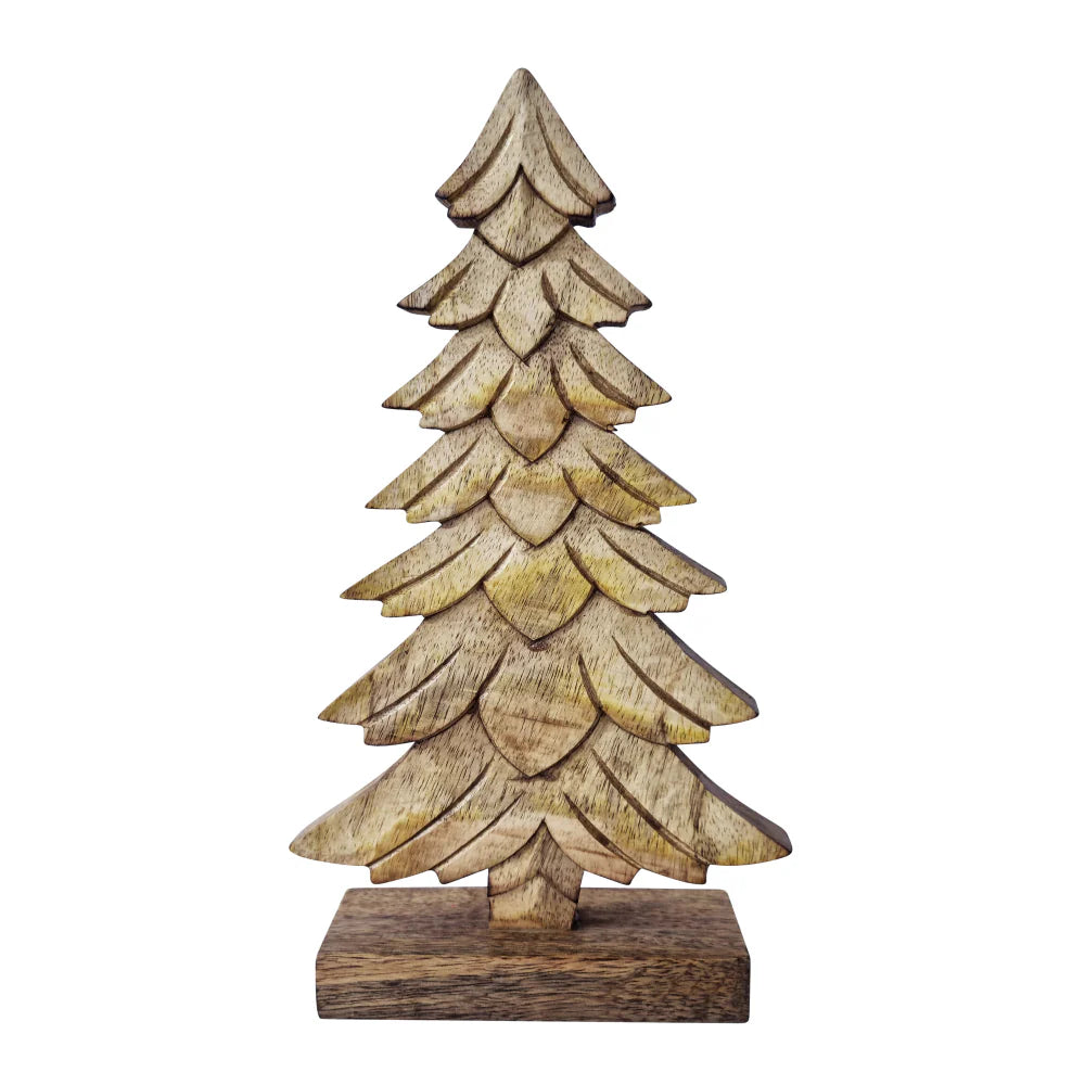 Beth Christmas Tree Decoration 16x7x32cm Natural