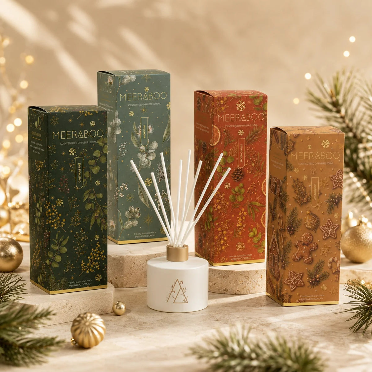 Gingerbread Christmas Scented Reed Diffuser | 200ml