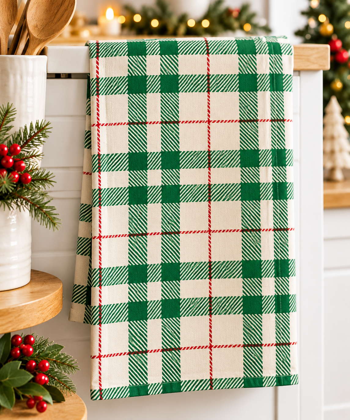 J Elliot Festive Collection Christmas Tea Towel – 100% Cotton