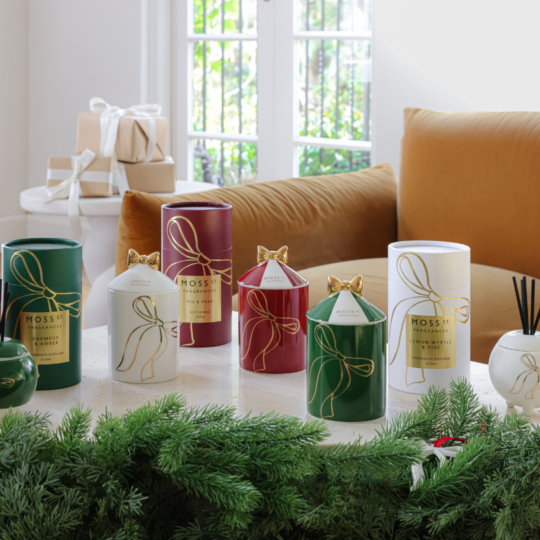 Moss St. Fig And Pear Ceramic Candle 360g