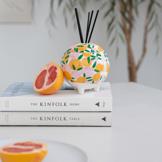 MOSS ST. Ceramic Diffuser 350g - Blood Orange - Salads Nibbles & More