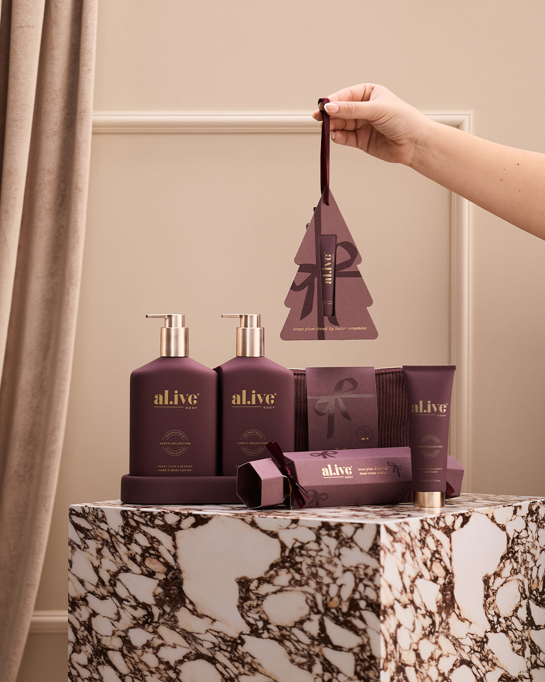 Hand & Lip Gift Set Sweet Plum & Berries