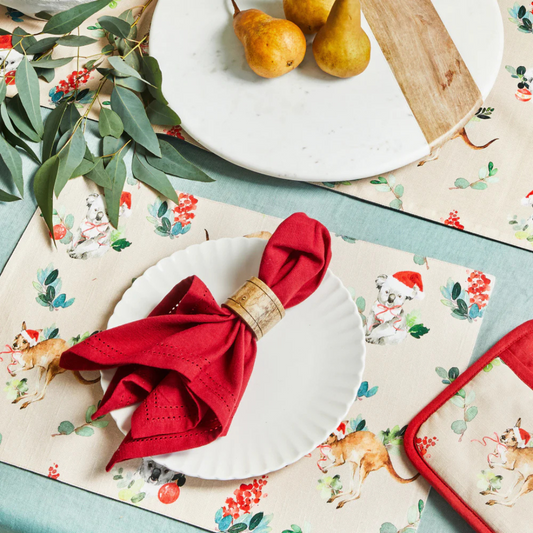 Simon Napkin 4pk 45x45x0.03cm Red