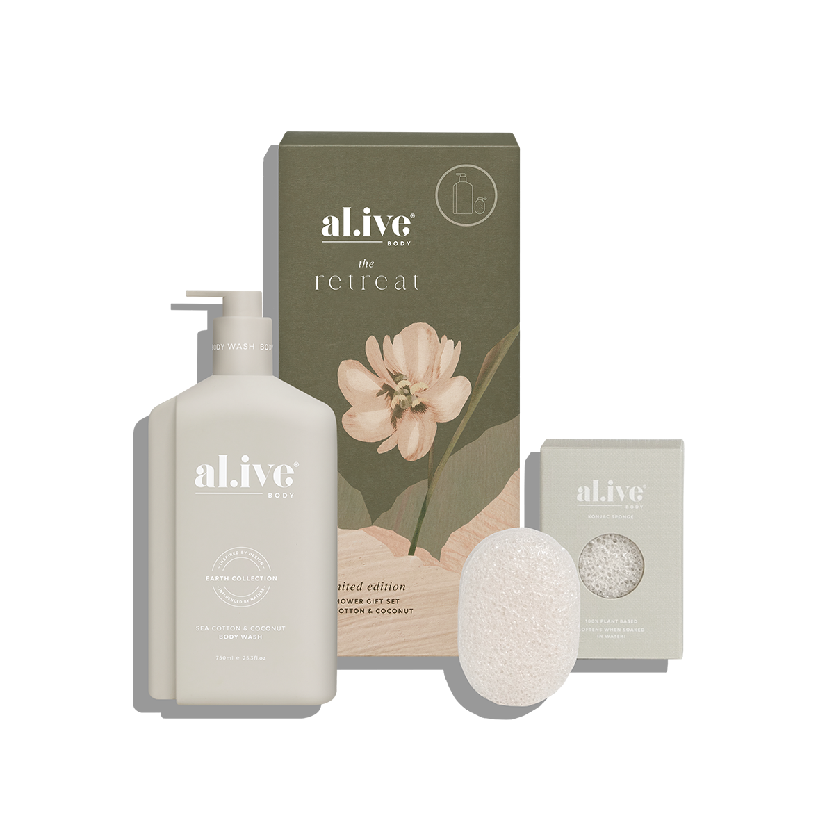 Shower Gift set - Sea Cotton & Coconut