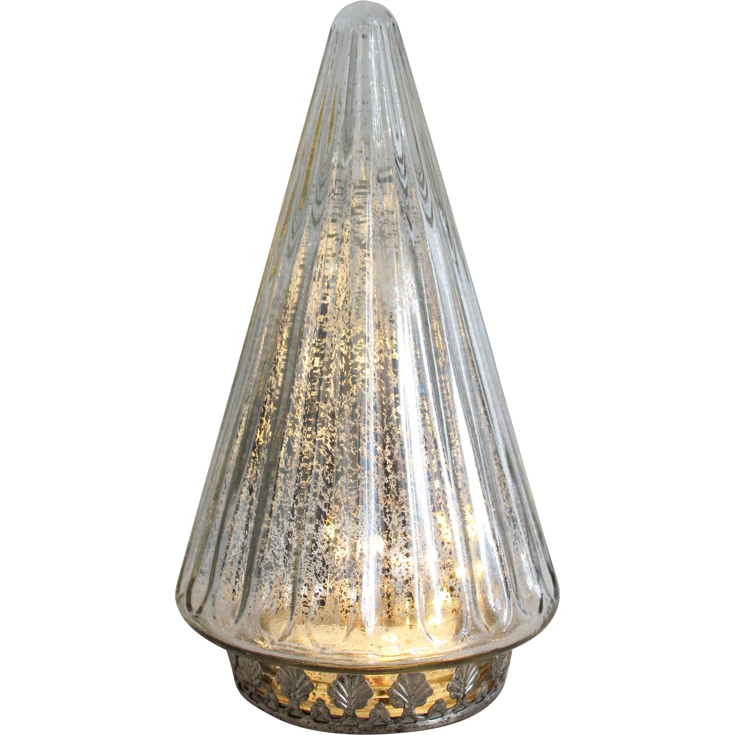 LED Silver Tree Lantern - Salads Nibbles & More