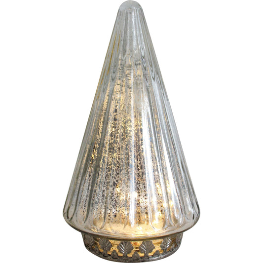 LED Silver Tree Lantern - Salads Nibbles & More