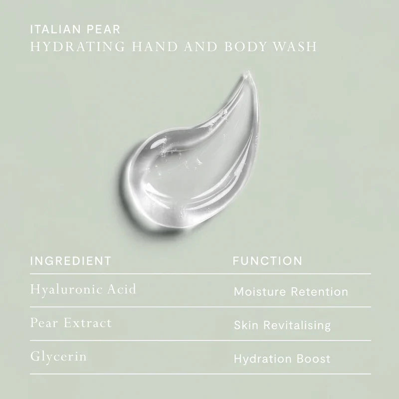 Italian Pear Hydrating Hand And Body Wash 500ml