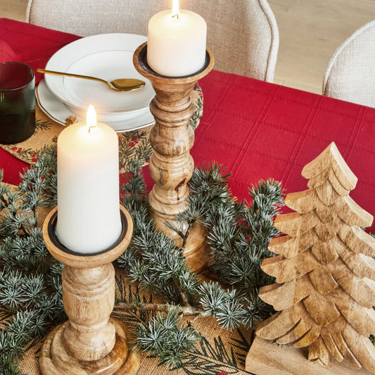 Beth Christmas Tree Decoration 16x7x32cm Natural