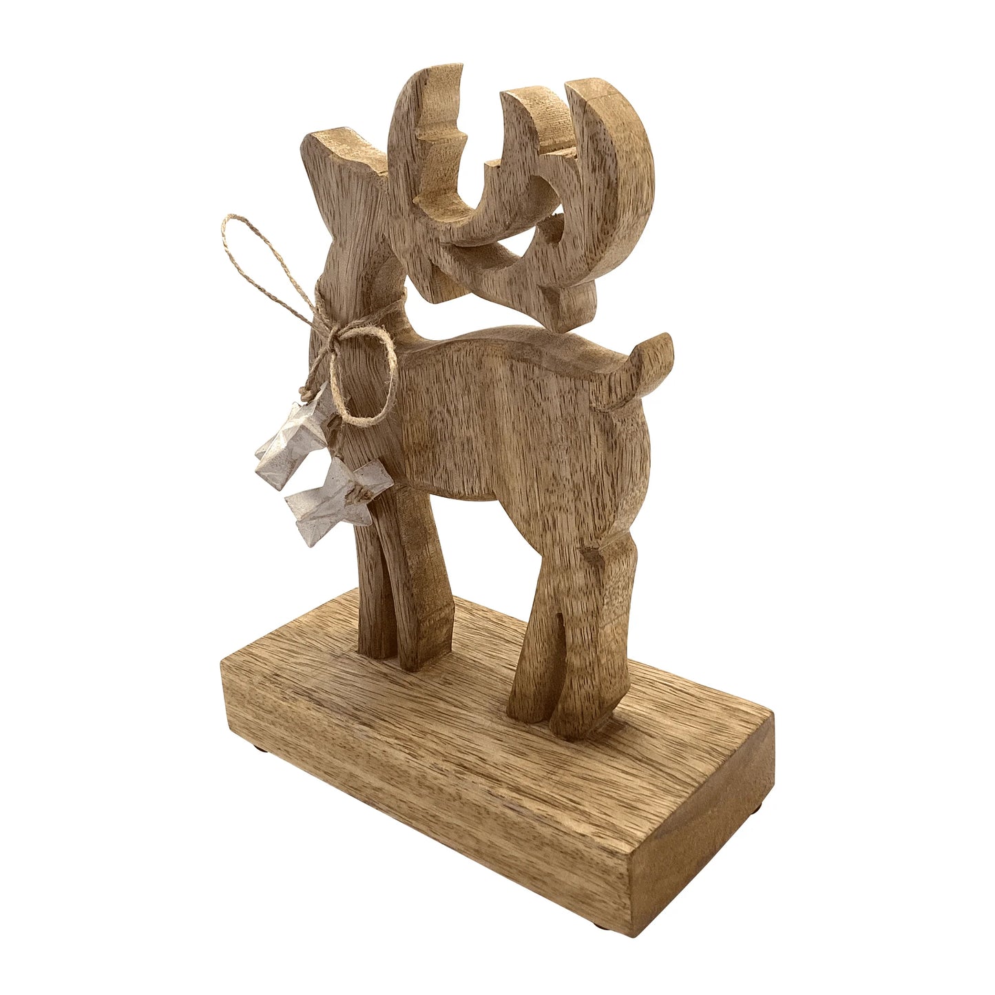 Comet Wooden Christmas Reindeer with Foil Small 16x8x22cm