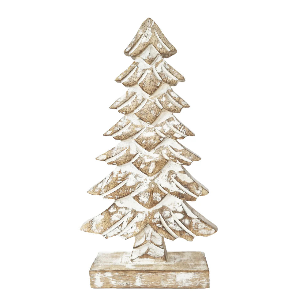 Grace Christmas Tree Decoration 16x7x32cm White 