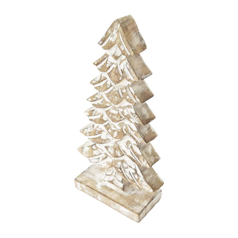 Grace Christmas Tree Decoration 16x7x32cm White 