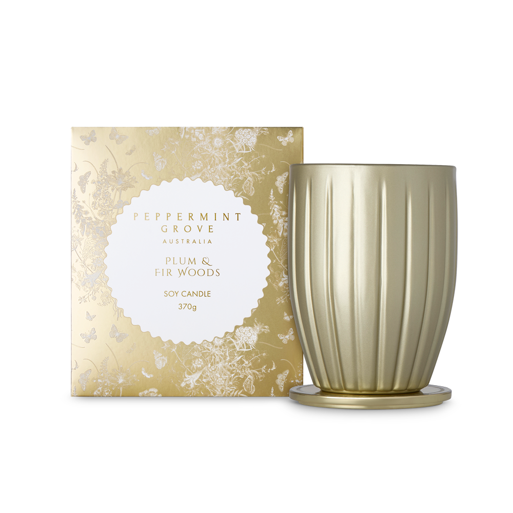 Plum & Fir Woods Candle 370gms