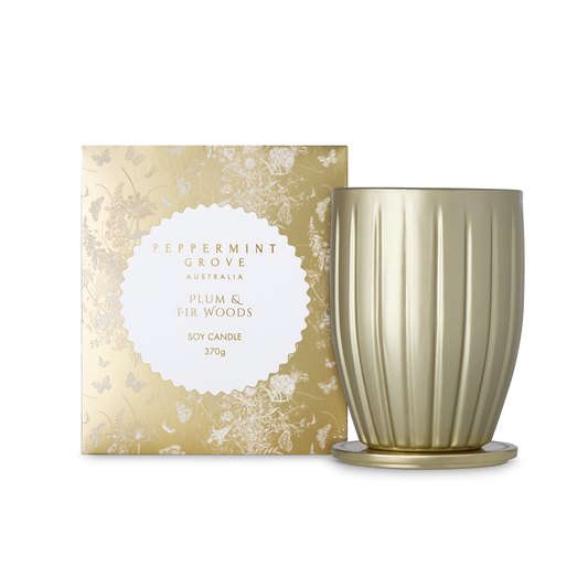 Plum & Fir Woods Candle 370gms