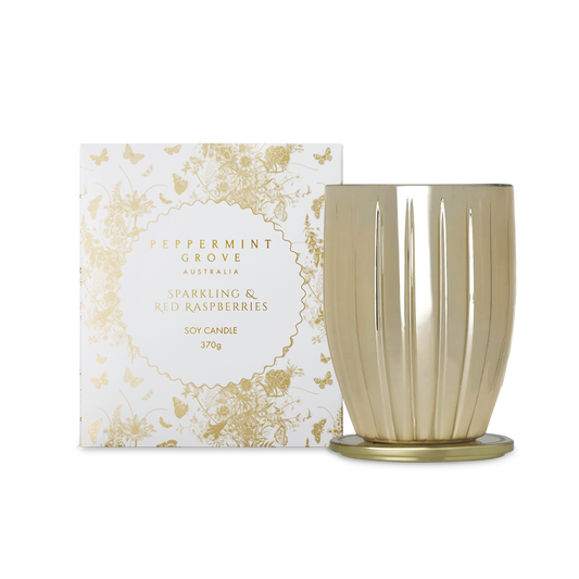 Sparkling & Red Raspberries Candle 370gms