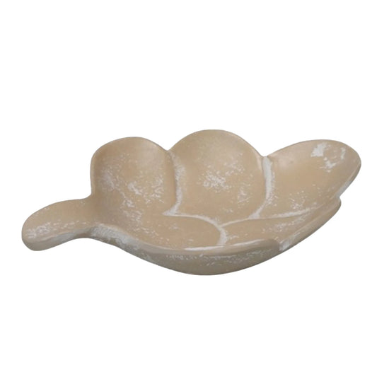 Mara Nut Dish 18x13x3cm Whitewash