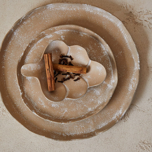 Mara Nut Dish 18x13x3cm Whitewash
