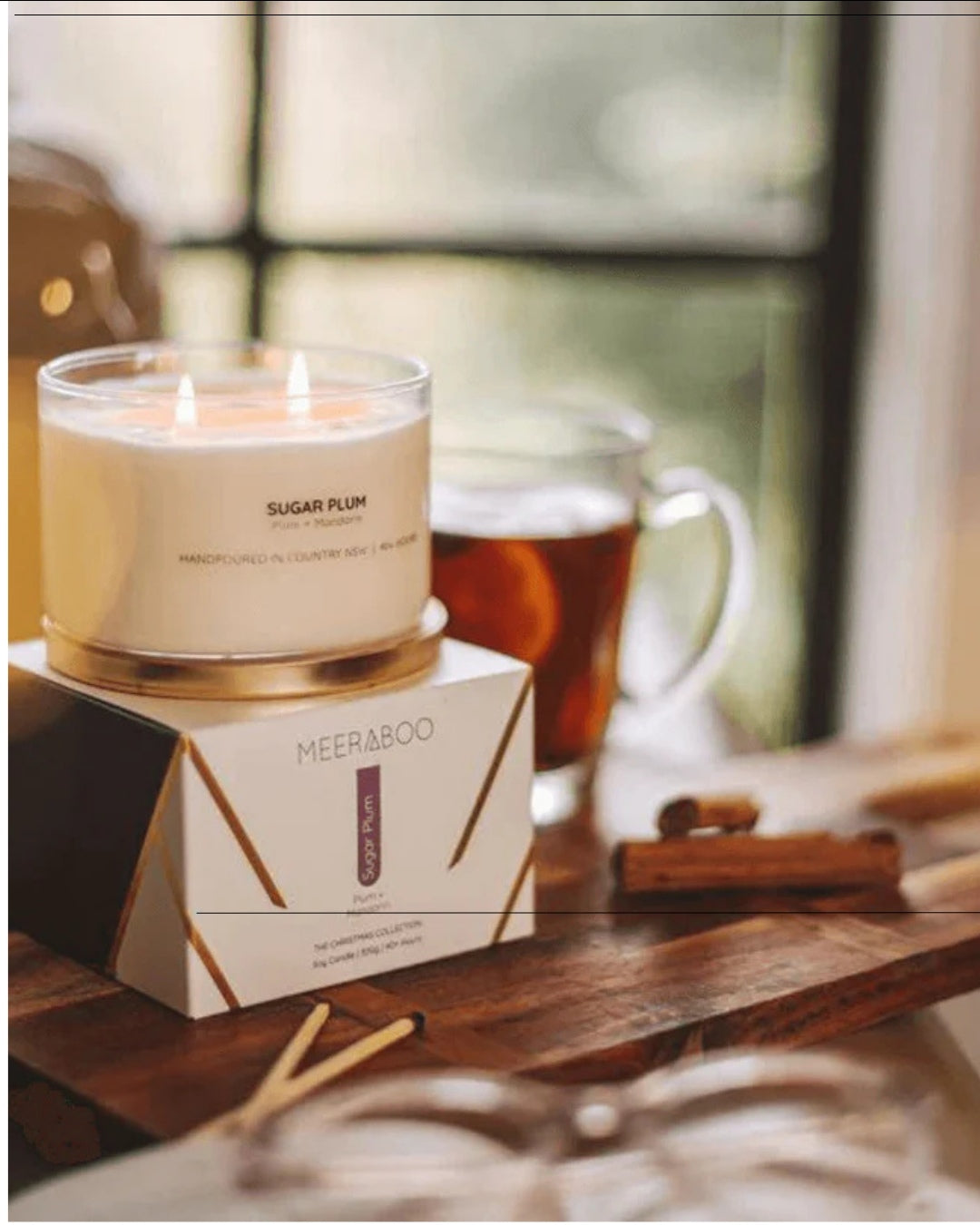 Meeraboo Spiced Orange Gold Lid Soy Candle