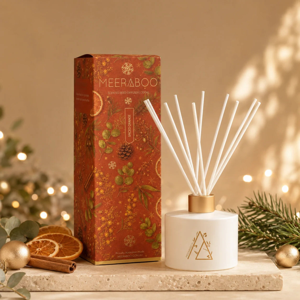 Spiced Orange Christmas Scented Reed Diffuser | 200ml